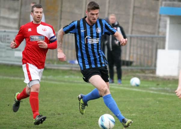 Rob O'Toole hit a hat-trick as Shoreham cruised past Arundel on Saturday. Picture: Derek Martin DM16155345