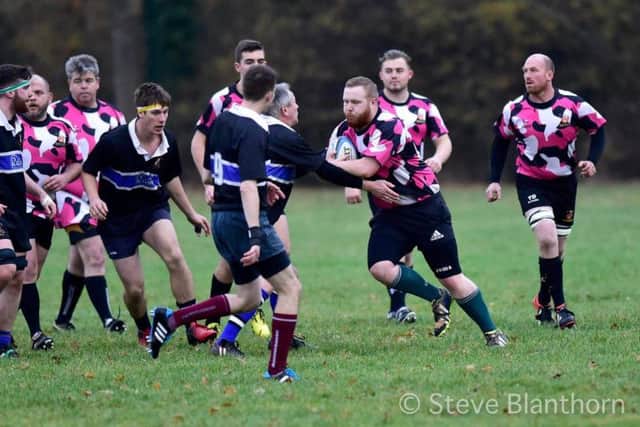 Action from St Francis 5, Burgess Hill 2s 27. Picture by Steve Blanthorn