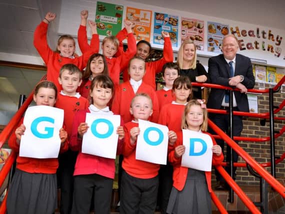 Bourne Primary School has been rated 'good' by Ofsted
