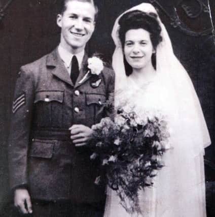 Fred and Ivy on their wedding day, November 30, 1946
