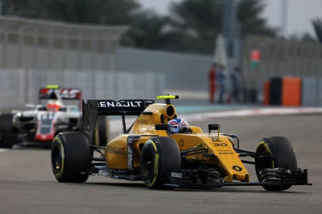 Jolyon Palmer (GBR) Renault Sport F1 Team RS16.
Abu Dhabi Grand Prix, Sunday 27th November 2016. Yas Marina Circuit, Abu Dhabi, UAE.