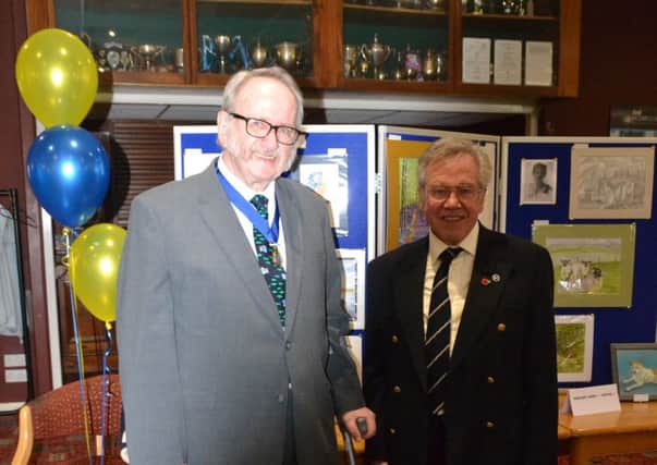 Vice- Chairman of Horsham District Council Cllr Roger Clarke attended an Open Day for the University of the Third Age (U3A) on 15 November at the Holbrook Club in Horsham where he was greeted by Robin Jeffcoate, Chairman of the Horsham U3A. SUS-161130-095000001