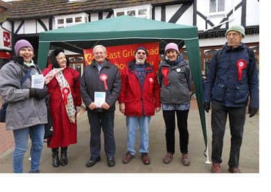 The team joined campaigners across the country as part of the National Campaign Action Day