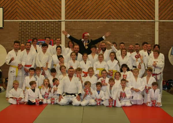 Worthing mayor Sean McDonald visited Worthing Judo Club