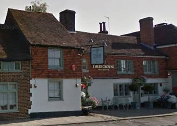 The Three Crowns pub, Wisborough Green SUS-161121-163113001