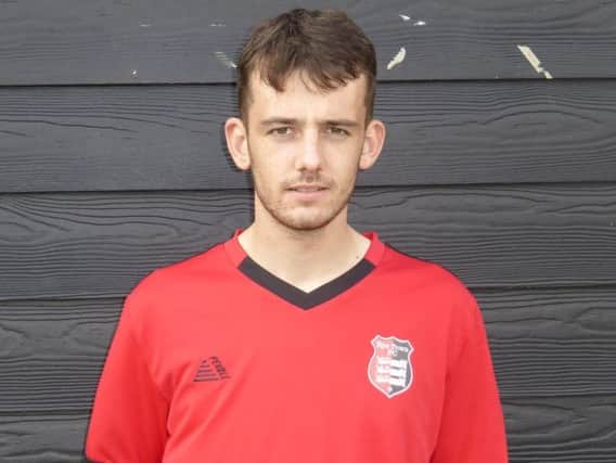 Rye Town's man of the match Charlie Stevens scored a hat-trick in the first 21 minutes.