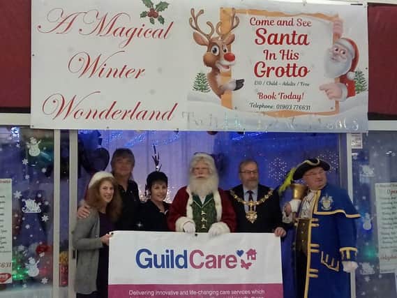 The Winter Wonderland was opened this morning at the Guildbourne Centre