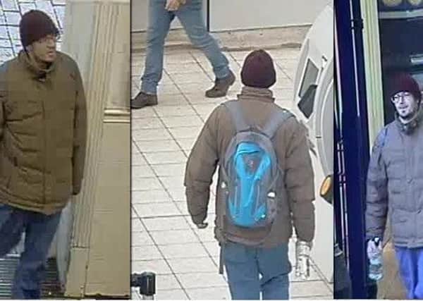 Officers would like to speak to the man in the CCTV images as he may have information. Picture: British Transport Police