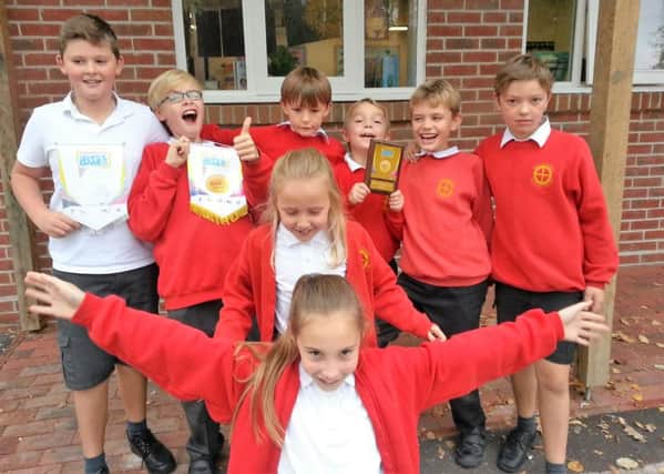 West Wittering pupils celebrate their success