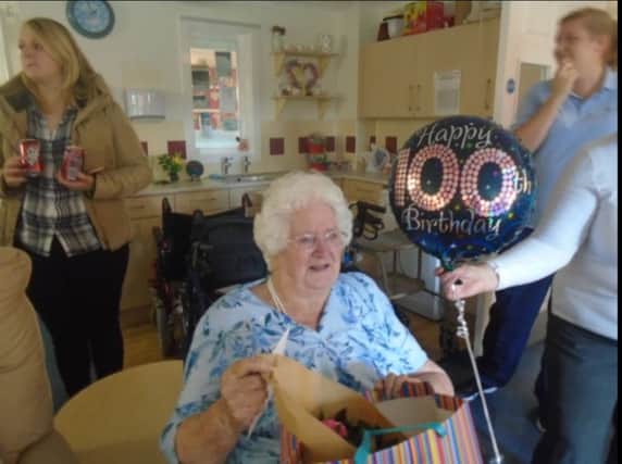 Lois Goossens celebrates her 100th birthday