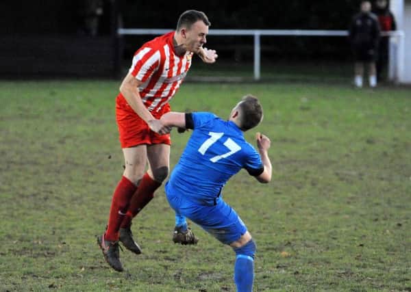 Lewis Levoi's late leveller snatched a point for Steyning Town on Saturday. Picture: Steve Robards SR1635209