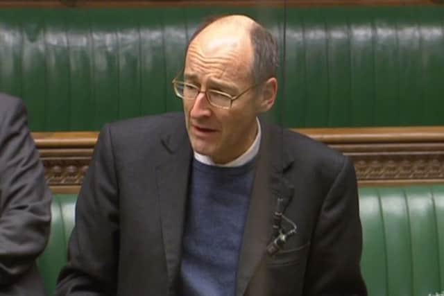 Andrew Tyrie Chichester MP said strike action on Southern services was 'all the more disgraceful at Christmas time' (photo from Parliament.tv). SUS-160512-163847001