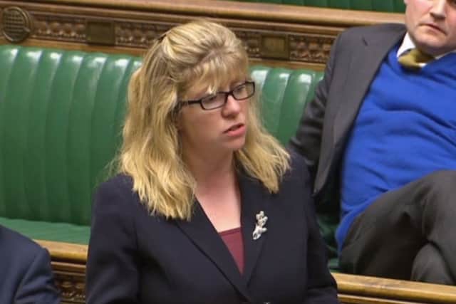Lewes MP Maria Caulfield said the Government needed to do more to solve problems on the Southern network (photo from Parliament.tv). SUS-160512-163833001