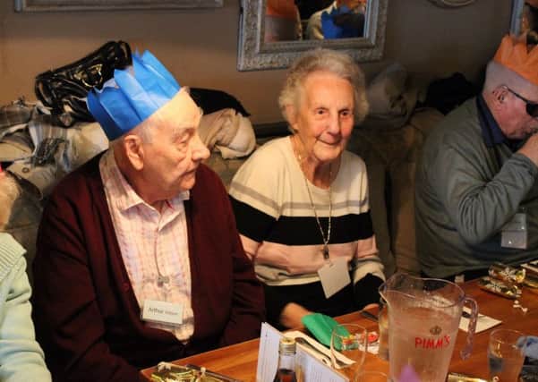 89-year-old blind veteran from Steyning Beryl Wilson is celebrating Turkey and Tinsel Week this week.