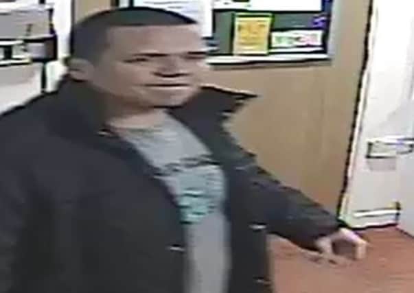 Sussex Police wish to speak to this man in connection with a break-in and theft in St Leonards. SUS-160512-175147001