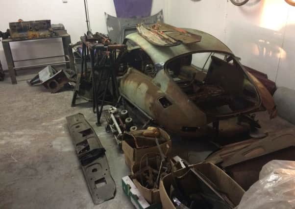 Simon Bennett is searching for registration details of this Jaguar E Type after he traced it back to Fields Engineering of Crawley - submitted