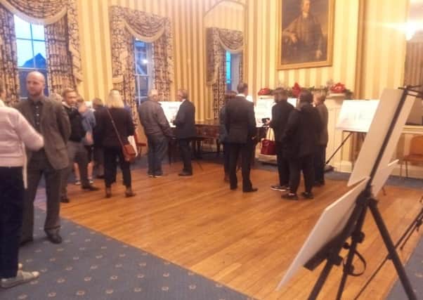 Plans were displayed to the public in Arundel this afternoon