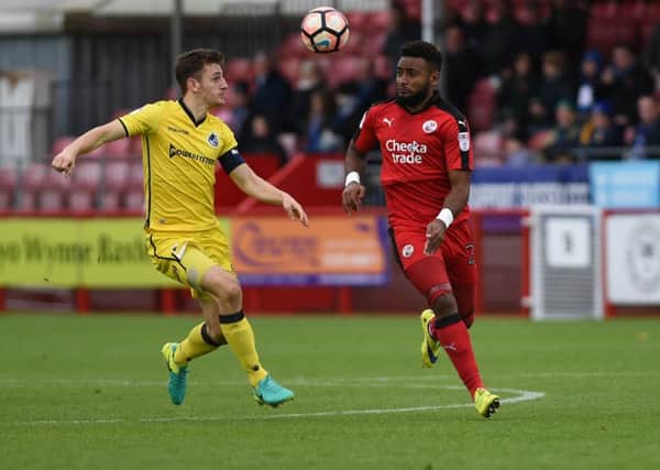 Crawley Town's Adi Yussuf. Picture PW Sporting Photography SUS-160611-220216001