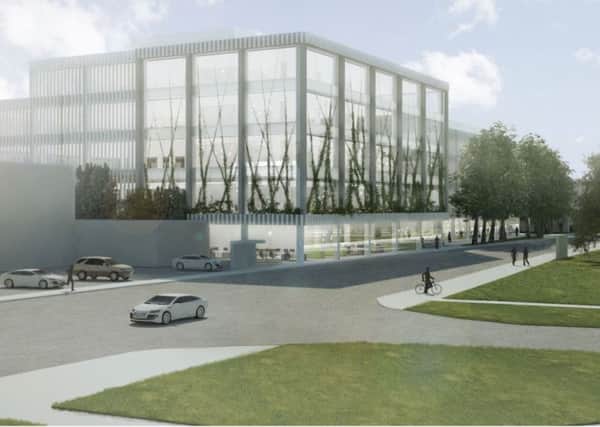 New offices planned for Manor Royal (photo from CBC's planning portal). SUS-160812-101131001