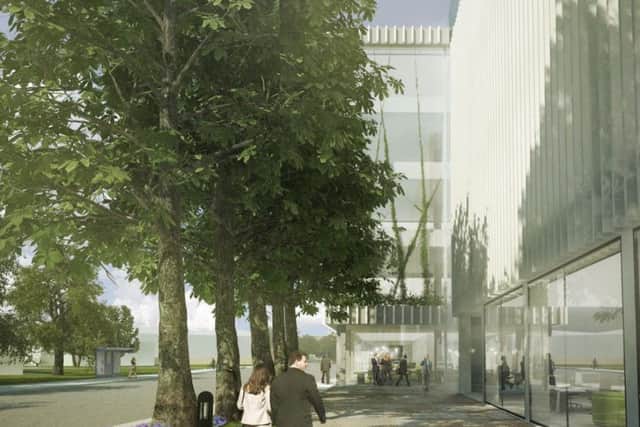 New offices proposed in Manor Roal (photo from CBC's planning portal). SUS-160812-103657001