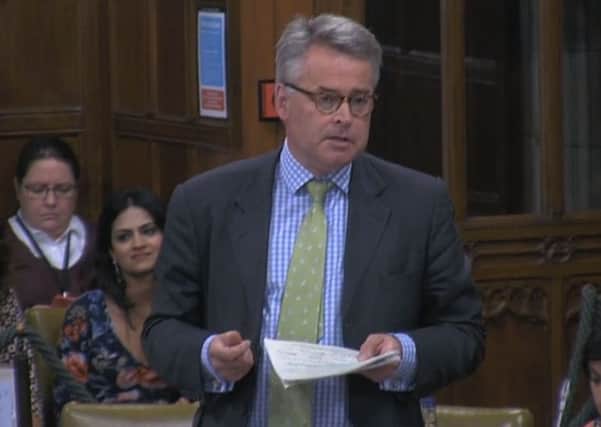 MP Tim Loughton speaking in Parliament earlier this year