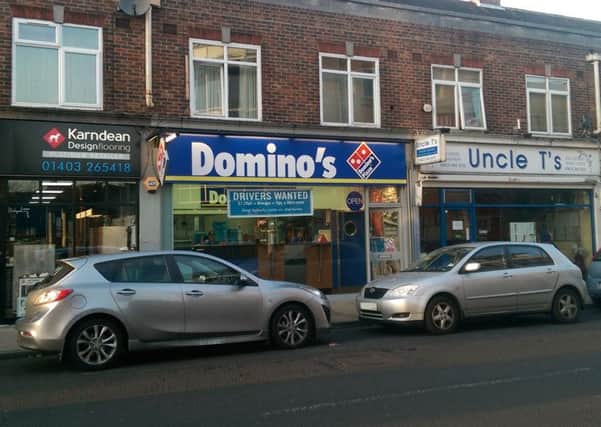 Domino's store in Horsham.