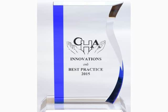Last year's Innovations and Best Practice award