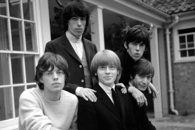 File photo dated 12/9/1964 of (left to right)  Mick Jagger, Bill Wyman, Brian Jones, Keith Richards and Charlie Watts of The Rolling Stones.  Sir Mick turns 70 next month. PRESS ASSOCIATION Photo. Issue date: Sunday June 23, 2013. See PA story SHOWBIZ Stones. Photo credit should read: PA Wire SUS-140619-101536001