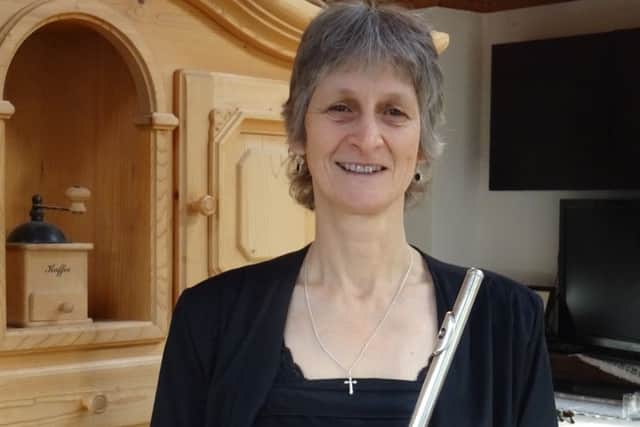 Worthing Philharmonic Orchestras flute player Marion Peskett