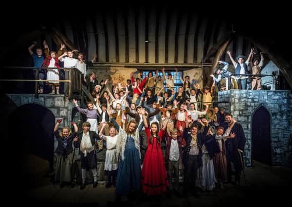 The cast of Oliver!, performed by students from The Prebendal School Picture: Christopher Ison