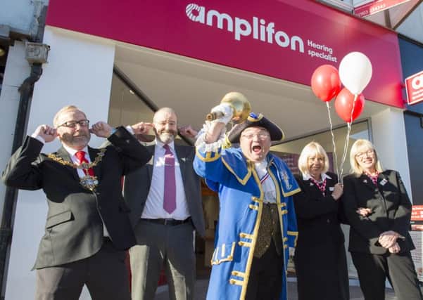 Bob Smytherman helped open the new centre in South Street, Worthing. Picture: Amplifon