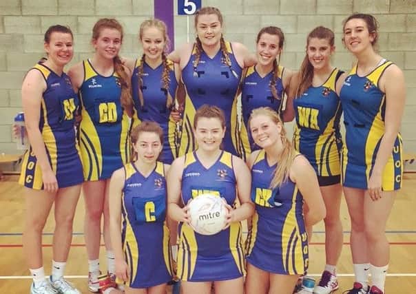 The University of Chichester's netball seconds