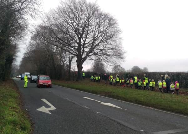 Pupils from St John the Baptist Primary School in Findon were able to attend their annual carol service thanks to the Protak Event Services team, which temporarily closed the A24 so they could cross the road to reach their church