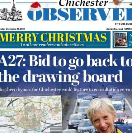 The Observer front page before Christmas revealing Louise Goldsmith's suggestion that a new consultation could happen