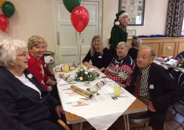Enjoying a community Christmas lunch in Selsey