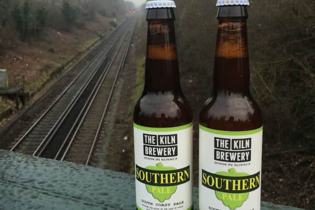The pale ale aims to 'overcome the pain of the lack of trains'