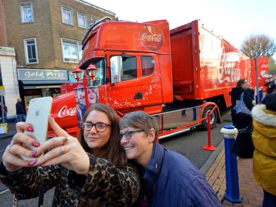 The Coca-Cola Christmas truck will be in Terminus Road today (Saturday 17th Dec) until 9pm.