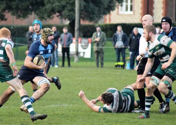 Chichester on the attack against Guernsey / Picture by Michael Clayden