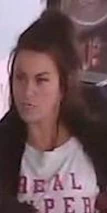 Police are looking to speak with this woman after an assault in Portsmouth SUS-161219-145753001