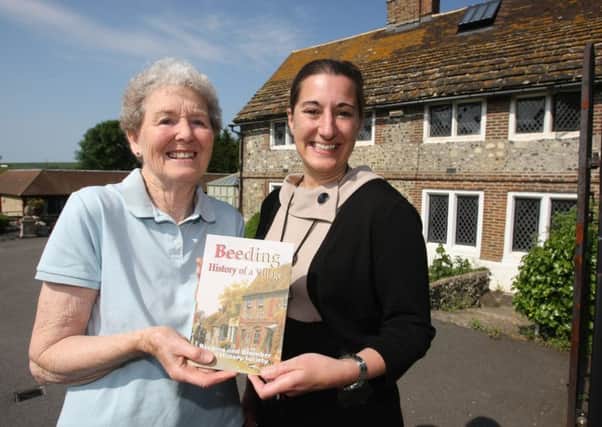 Owner of Valerie Manor care home Zoe Bates (right) pictured in June with Pat Nightingale. Photo by Derek Martin