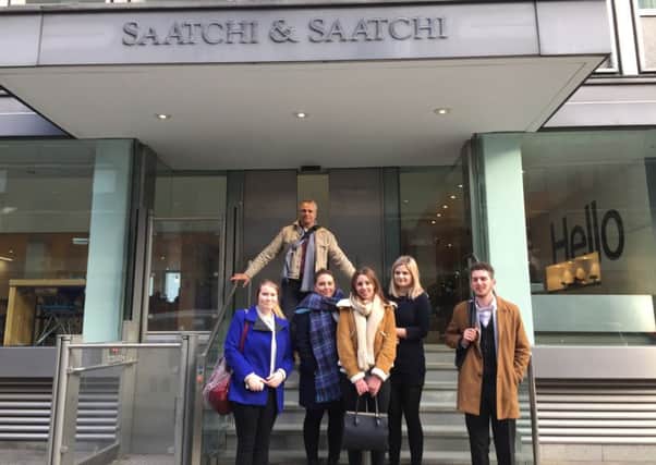 Northbrook students worked with agency Saatchi and Saatchi to launch an advertising campaign for WeightWatchers. Picture: Northbrook