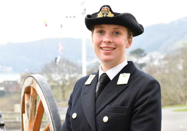 Midshipman Coral Crouch is a budding logistics officer in the Royal Navy