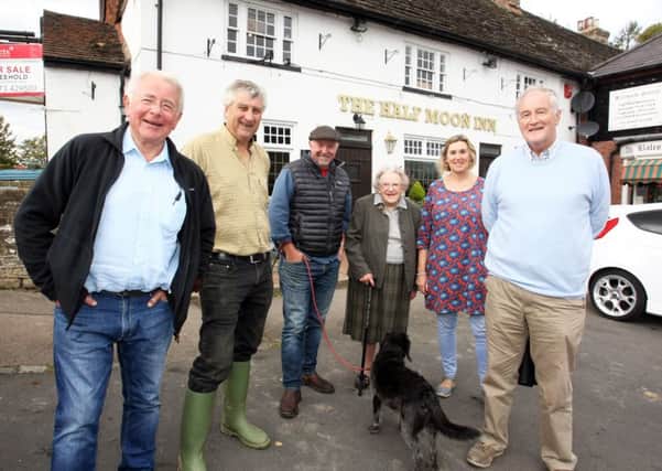 Balcombe villagers battling to save the Half Moon pub. Photo by Derek Martin