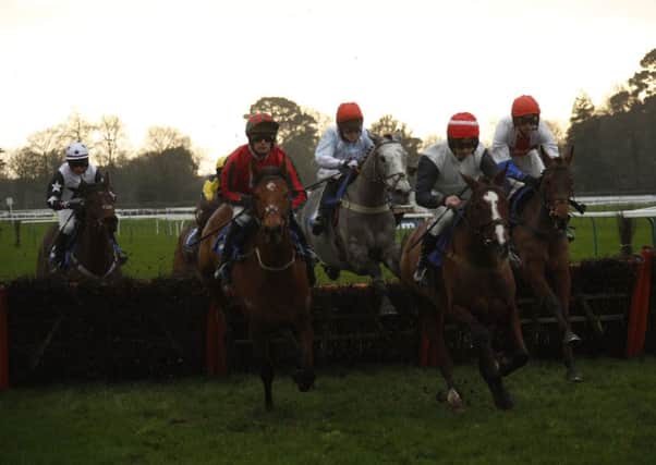 Boxing Day action at Fontwell in 2015 / Picture by Clive Bennett