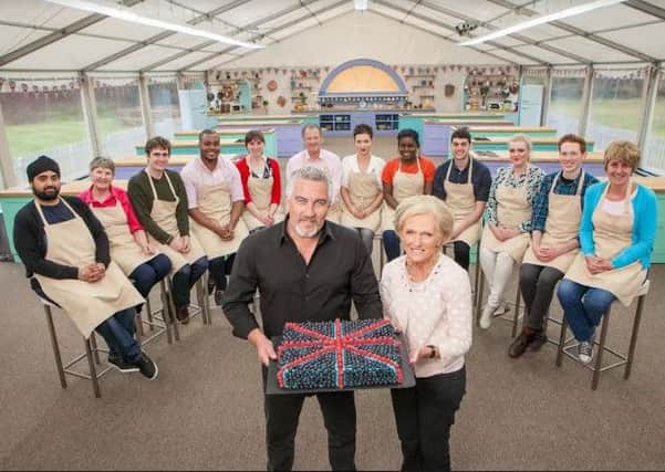 Mary Berry, Paul Hollywood and the Great British Bake Off contestants