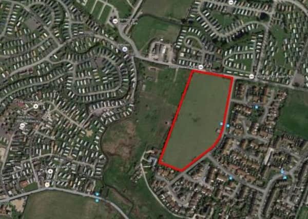 The proposed site for the new homes in Selsey