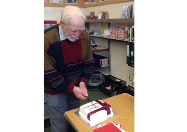 On Friday, December 16 Arundel Library celebrated its 40th birthday with two events. David Snelling cut the official birthday cake