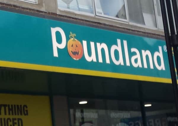 The Poundland store in Montague Street, Worthing also cut its prices in October