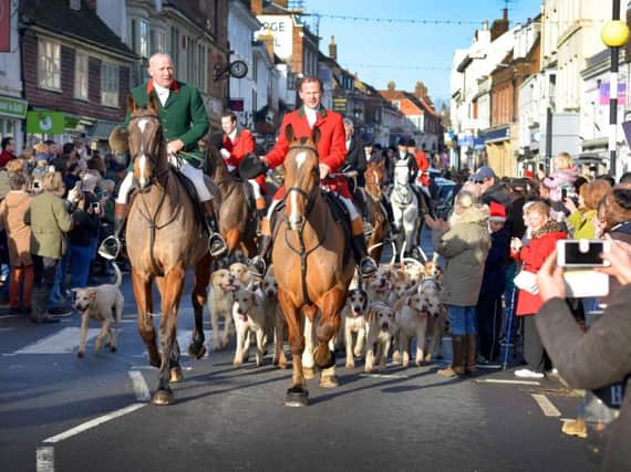 Boxing Day hunt in Battle