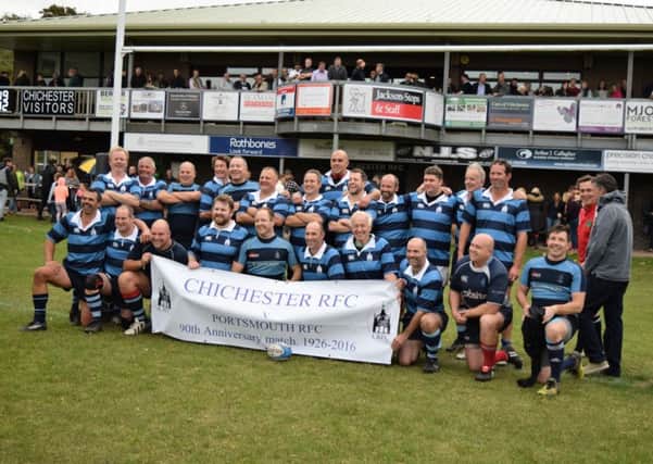 Chi RFC veterans line up for a 90th anniversary game against Portsmouth / Picture by Michael Clayden